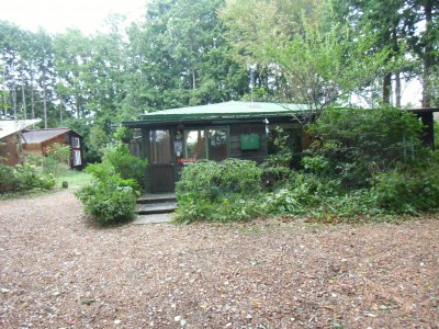 森の中にあるお店