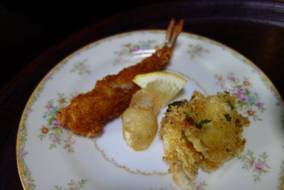 メインのお魚料理