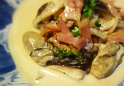 牡蠣のクリーム煮