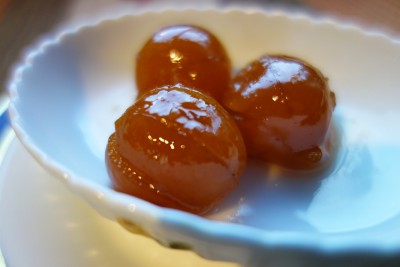 完成したキンカン甘露煮